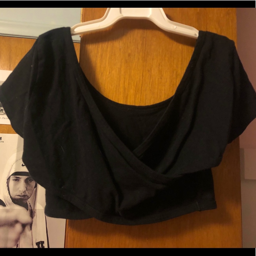 3 for $15: Black Cropped Top